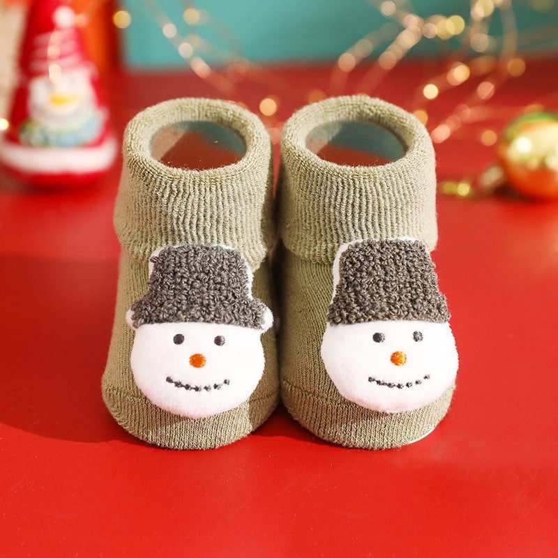 Snowman Socks - Baby Socks at Louie Meets Lola