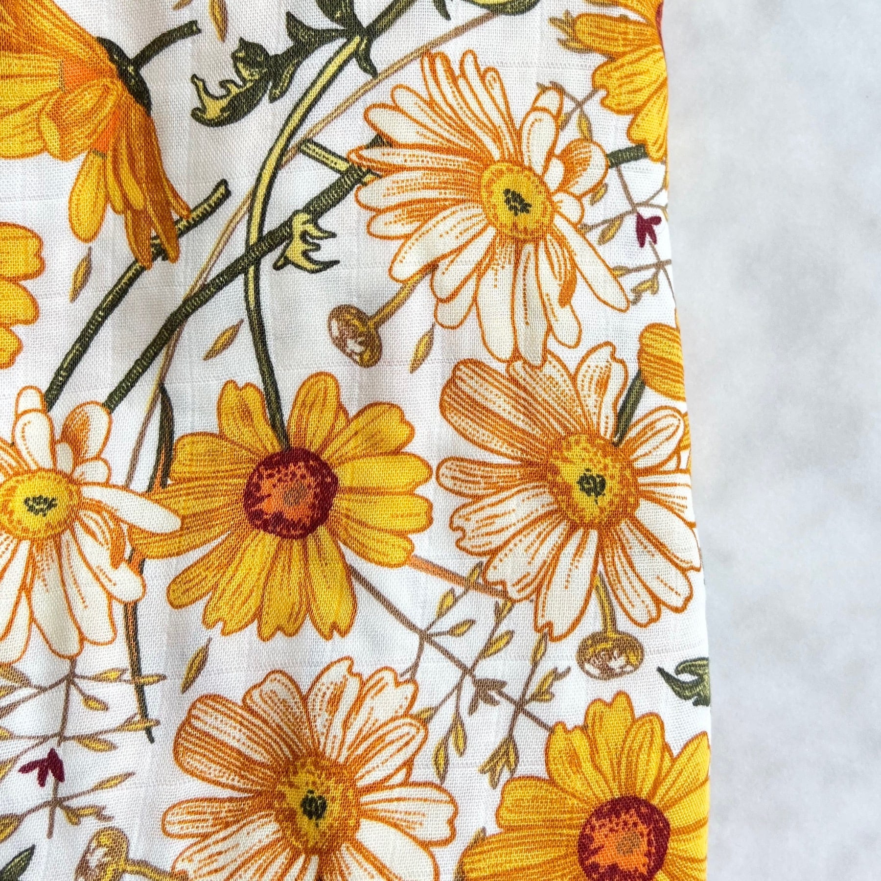Sunflower Baby Swaddle - Baby Swaddles & Wraps at Louie Meets Lola