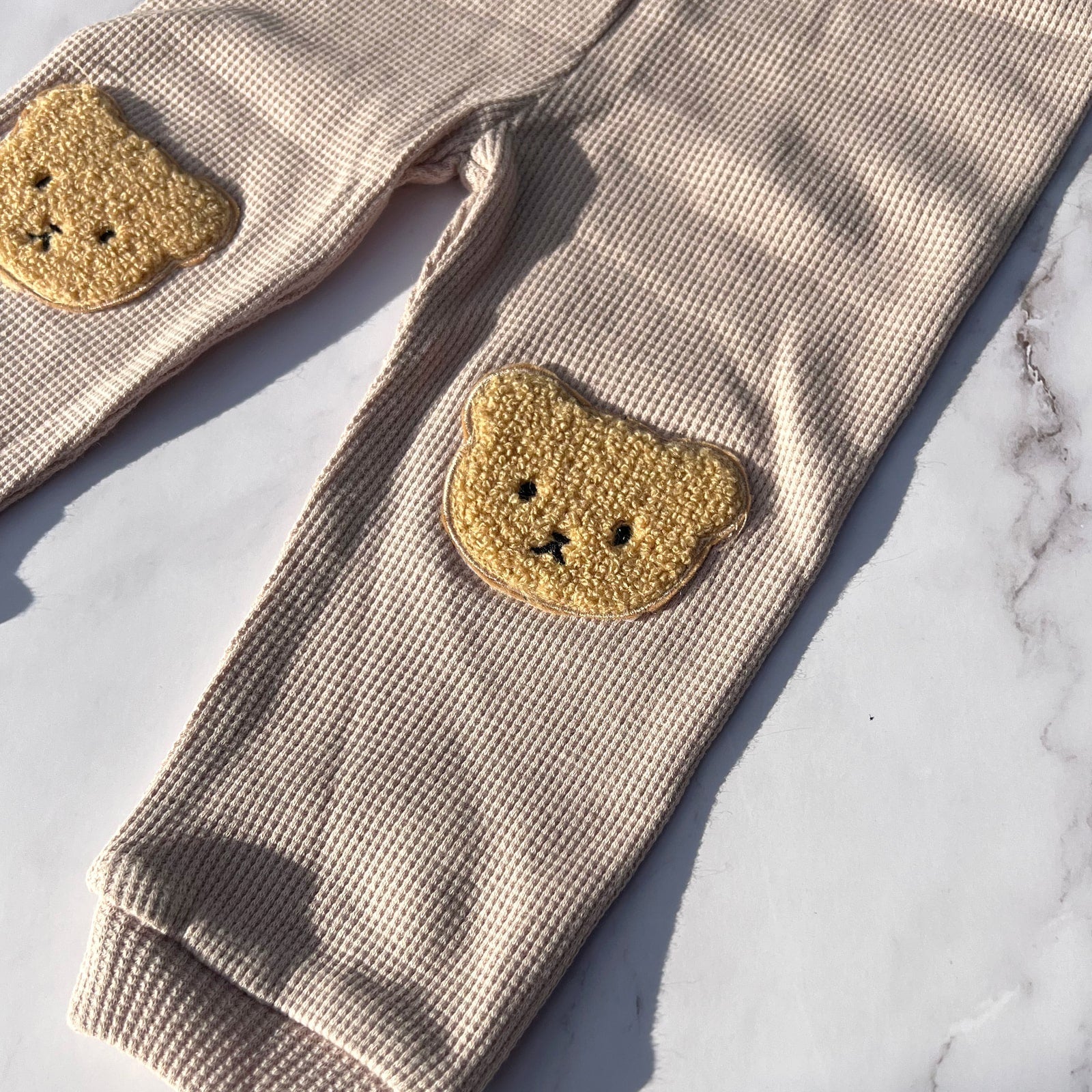 Teddy Waffle Joggers - Buy Baby & Toddler Bottoms at Louie Meets Lola
