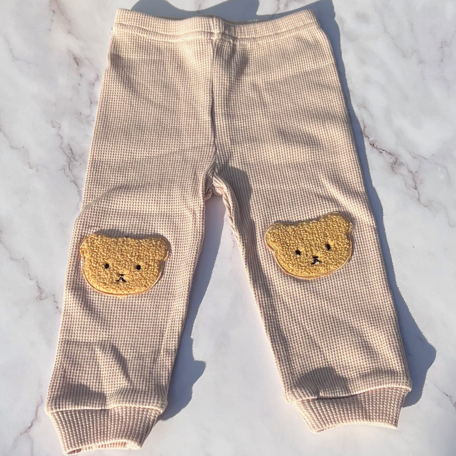 Teddy Waffle Joggers - Buy Baby & Toddler Bottoms at Louie Meets Lola