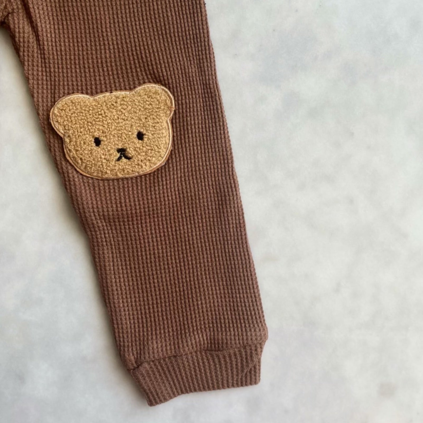 Teddy Waffle Joggers - Buy Baby & Toddler Bottoms at Louie Meets Lola
