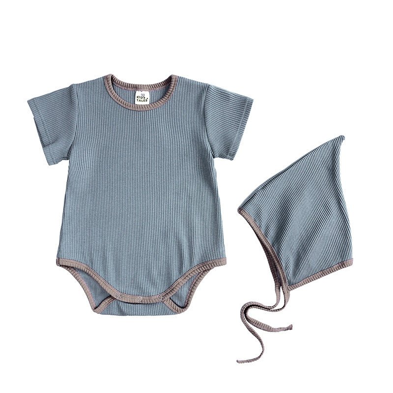 Trims Romper with Hood - Baby Rompers at Louie Meets Lola