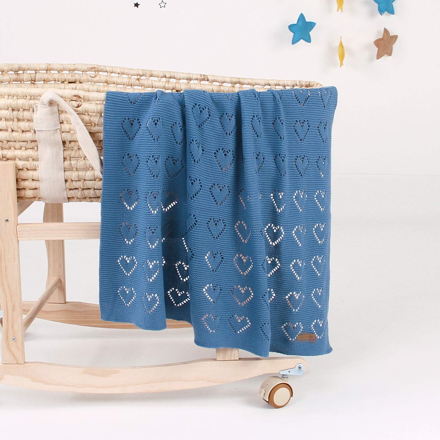 Love Blanket in Blueberry - Baby Blankets at Louie Meets Lola