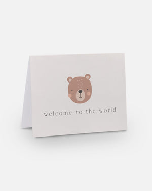 Welcome to the World Greeting Card