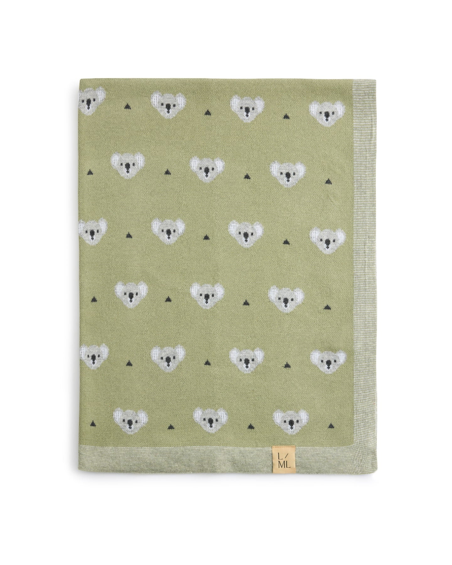 Baby Koala Blanket in Green - Baby Blankets at Louie Meets Lola