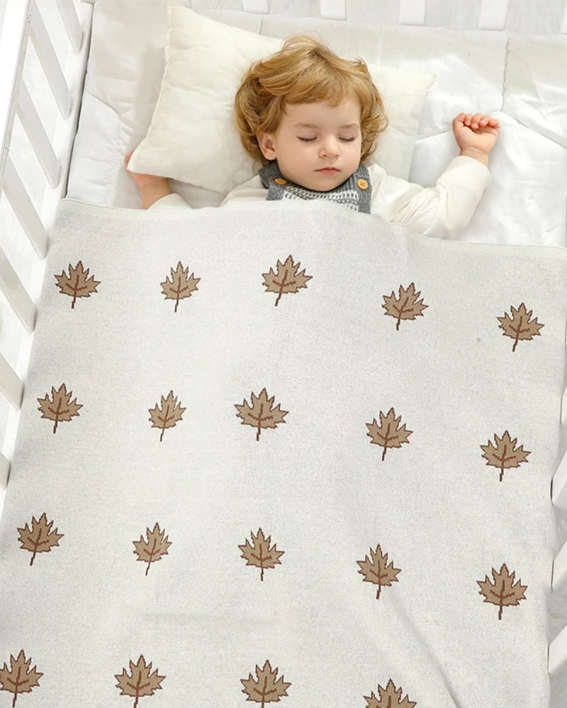 Leafy Lullabies Milk Blanket | Baby Blankets - Louie Meets Lola