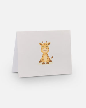 Geoff the Giraffe Greeting Card - Baby Greeting & Note Cards at Louie Meets Lola