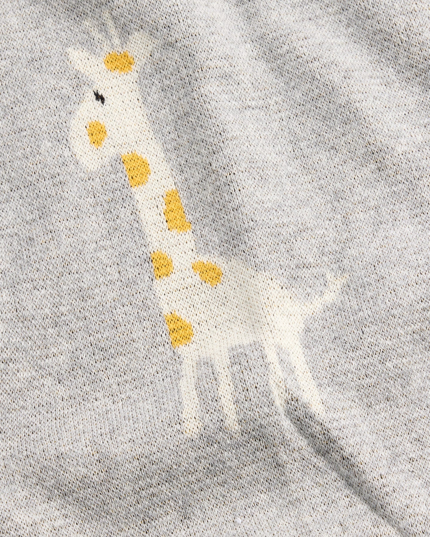 Geoff the Giraffe Blanket in Grey - Baby Blankets at Louie Meets Lola