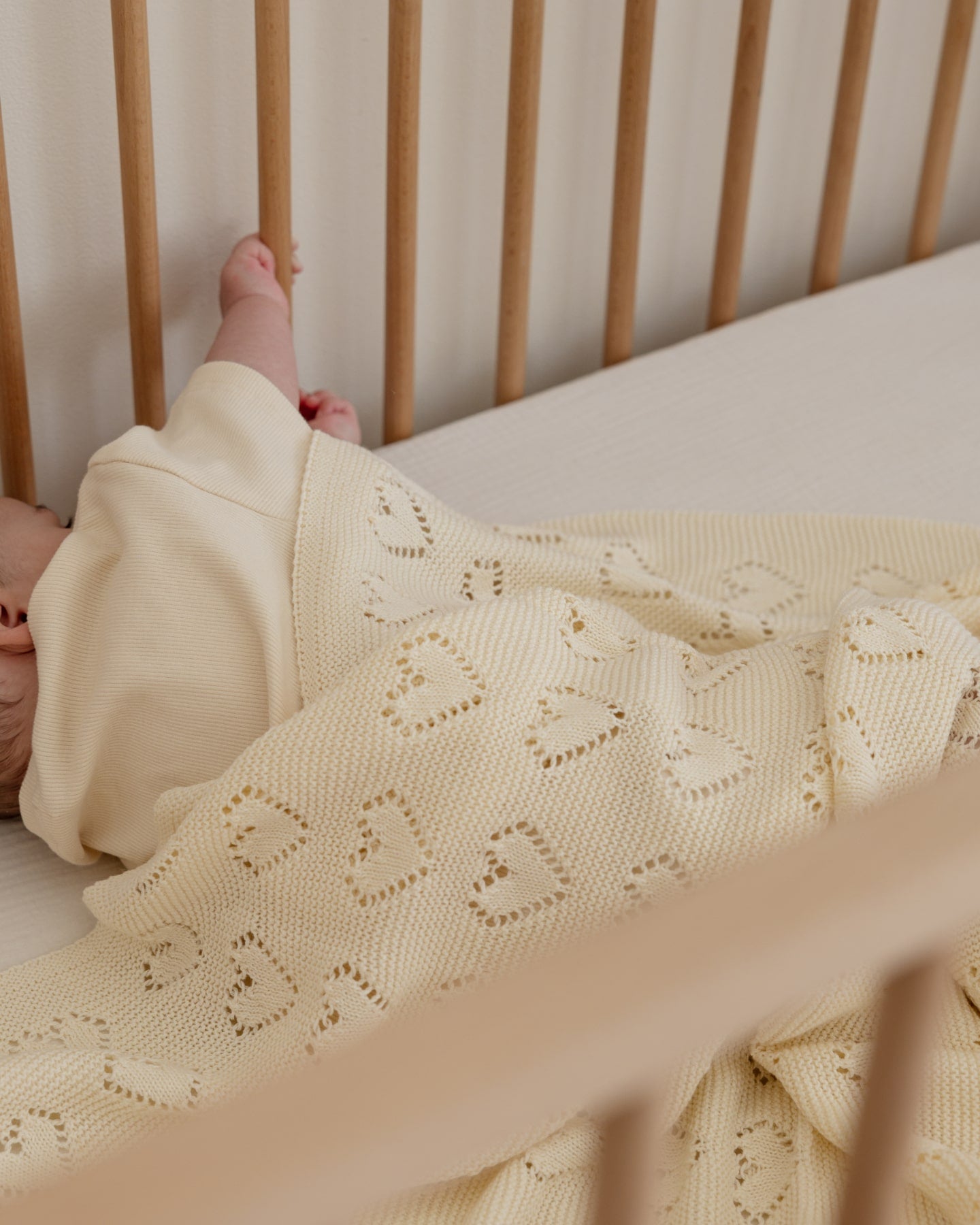 Love Blanket in Beige - Baby Blankets at Louie Meets Lola
