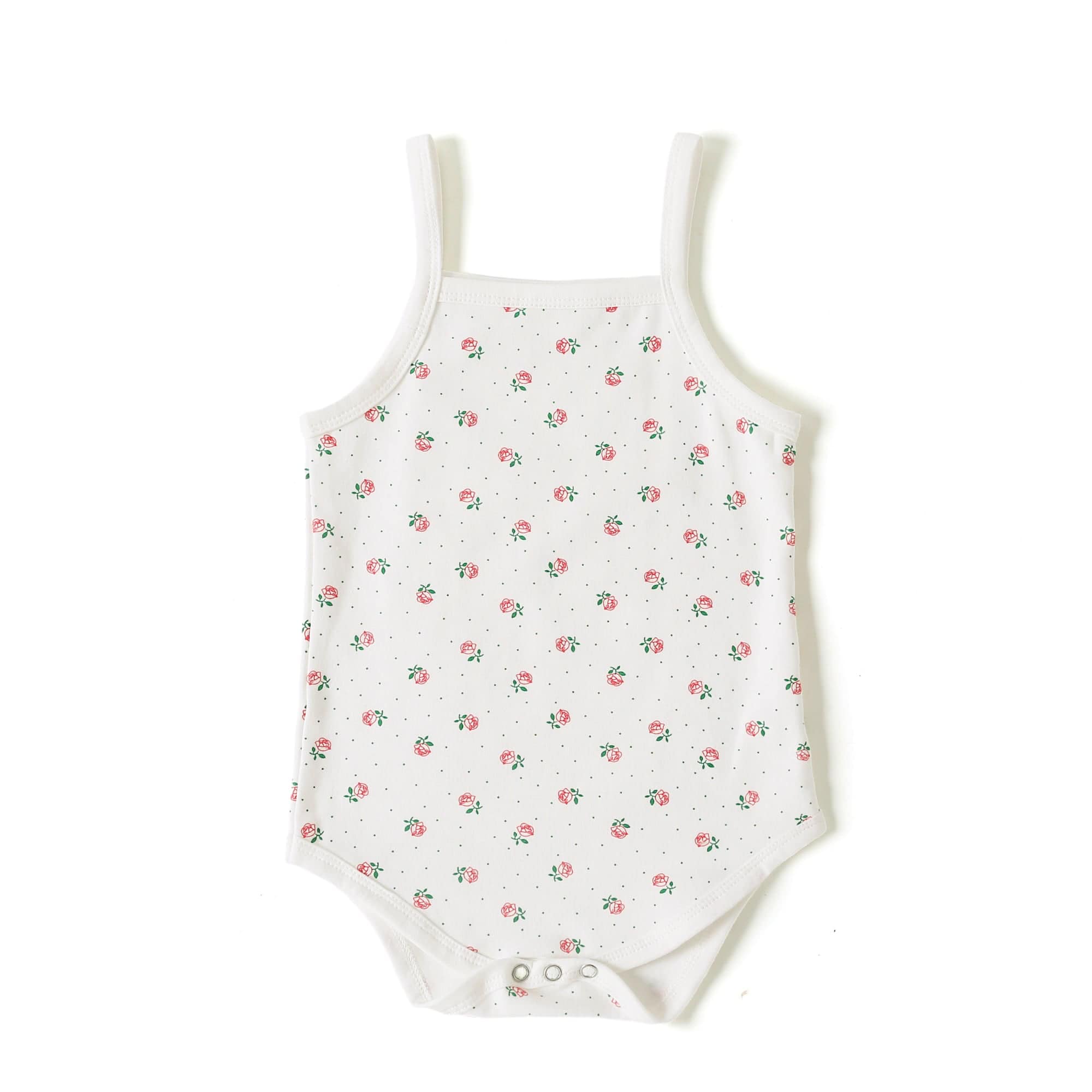 Rose Printed Romper - Baby One-Pieces at Louie Meets Lola