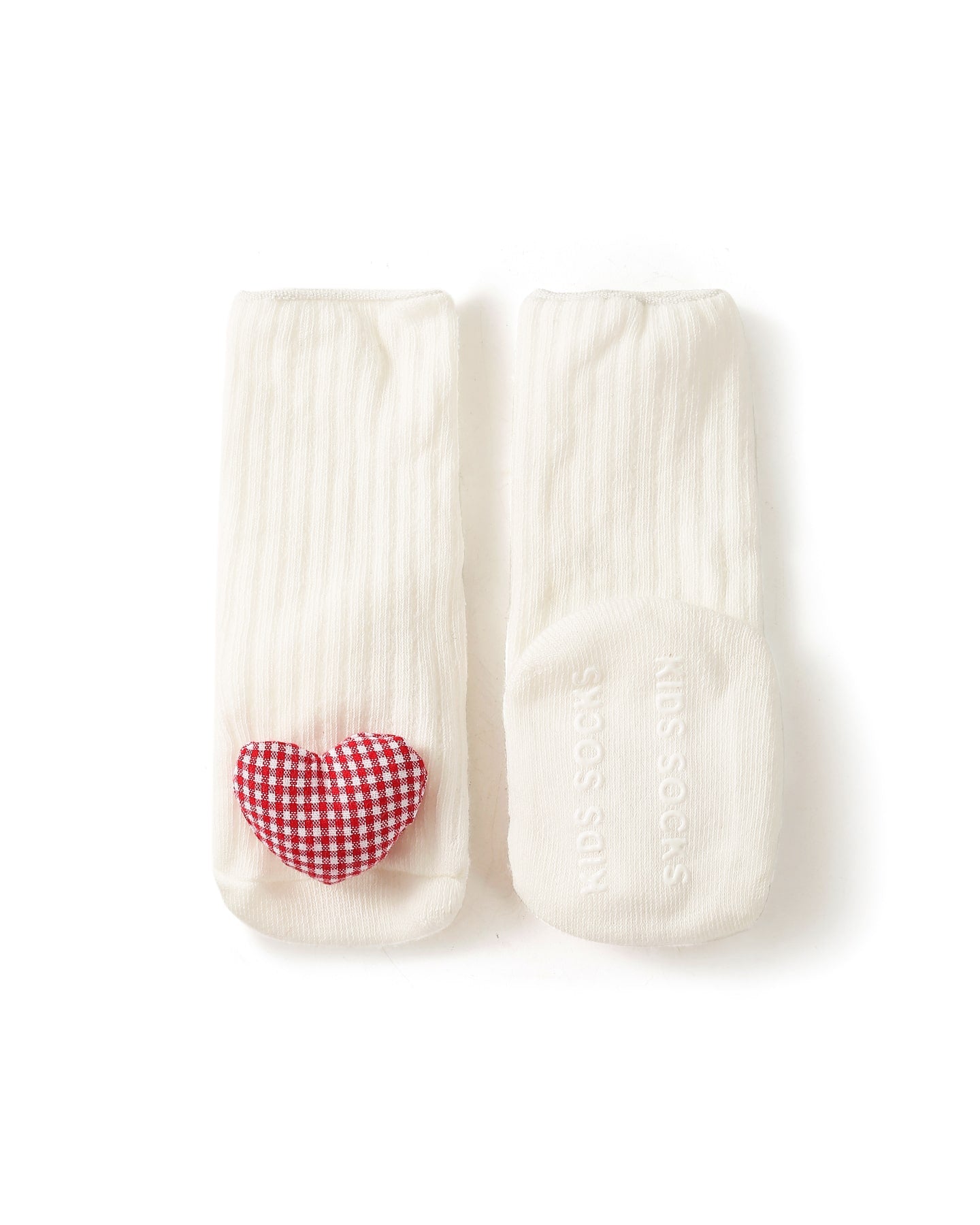 Gingham Heart Socks - Baby Socks at Louie Meets Lola