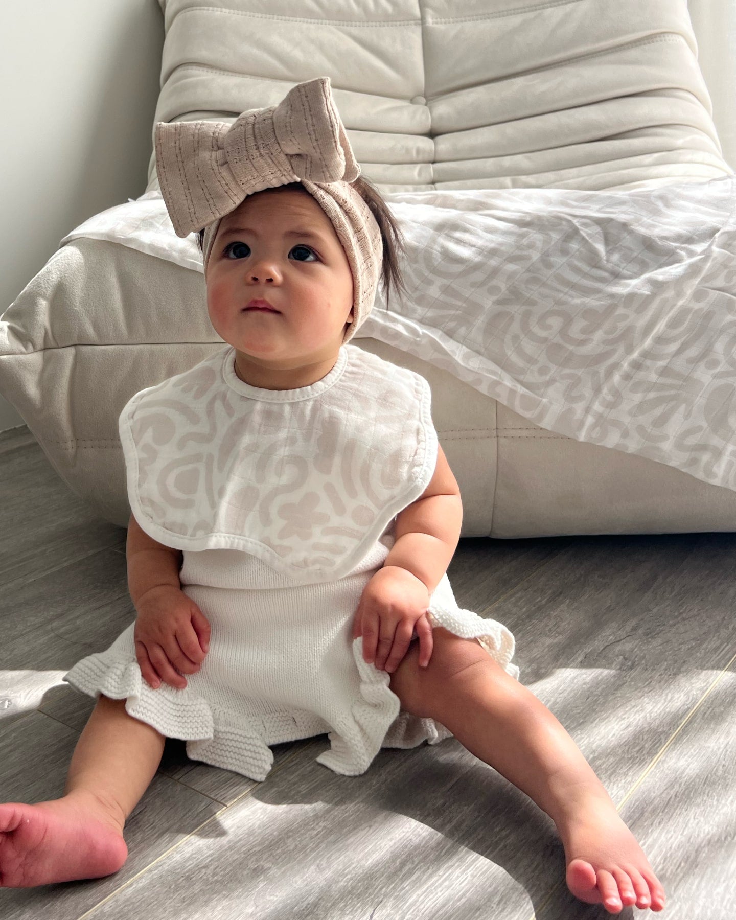 Vanilla Swirl Swaddle - Baby Swaddles & Wraps at Louie Meets Lola