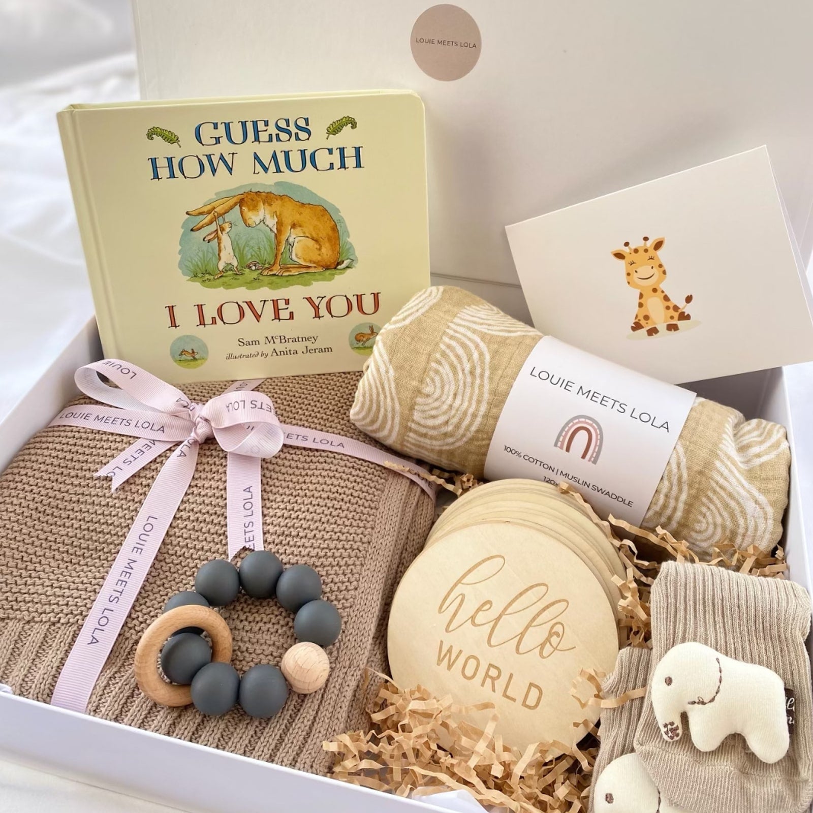 Packed with Love Gift Hamper - Grey - Buy Baby Gift Sets at Louie Meets Lola