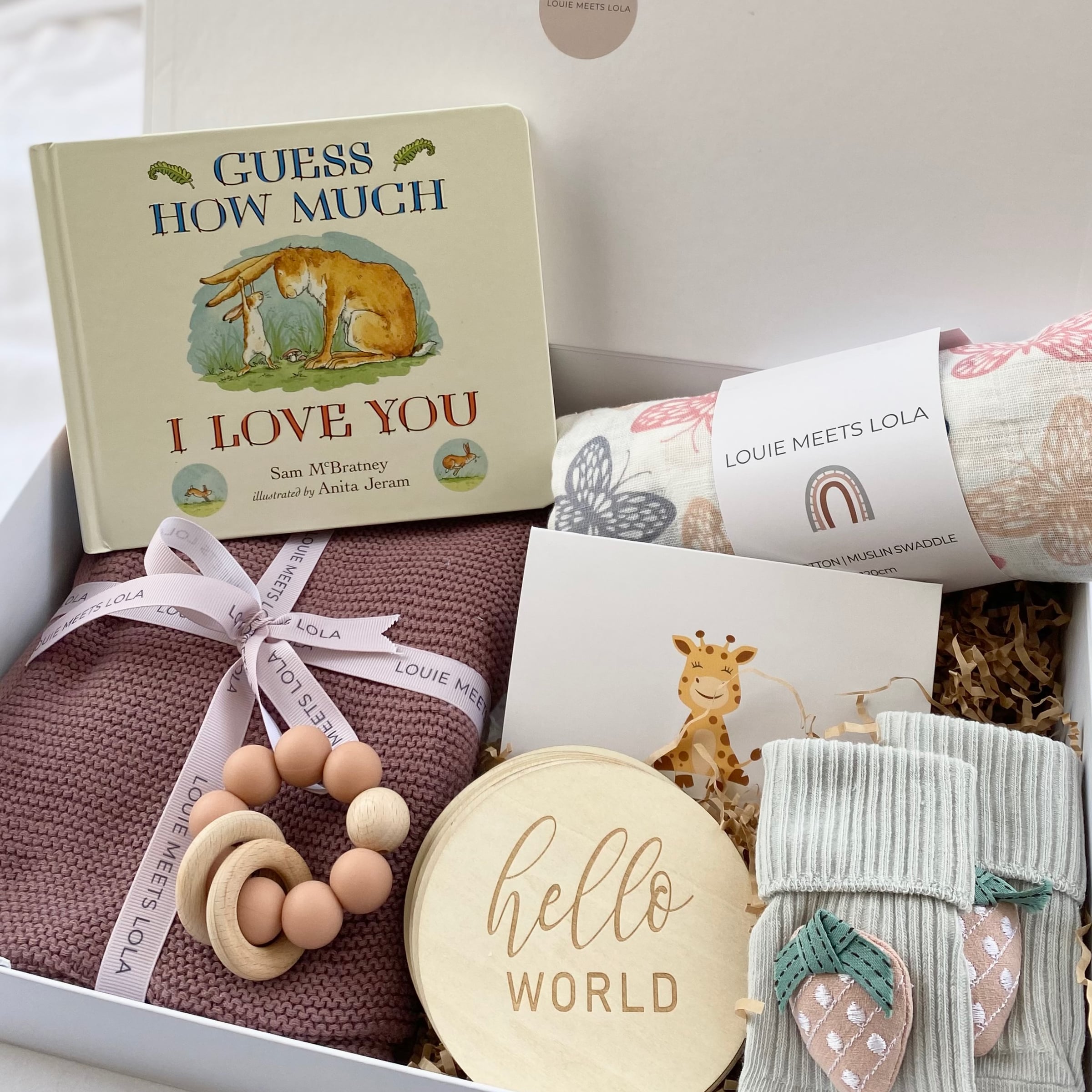 Packed with Love Gift Hamper - Maroon - Buy Baby Gift Sets at Louie Meets Lola