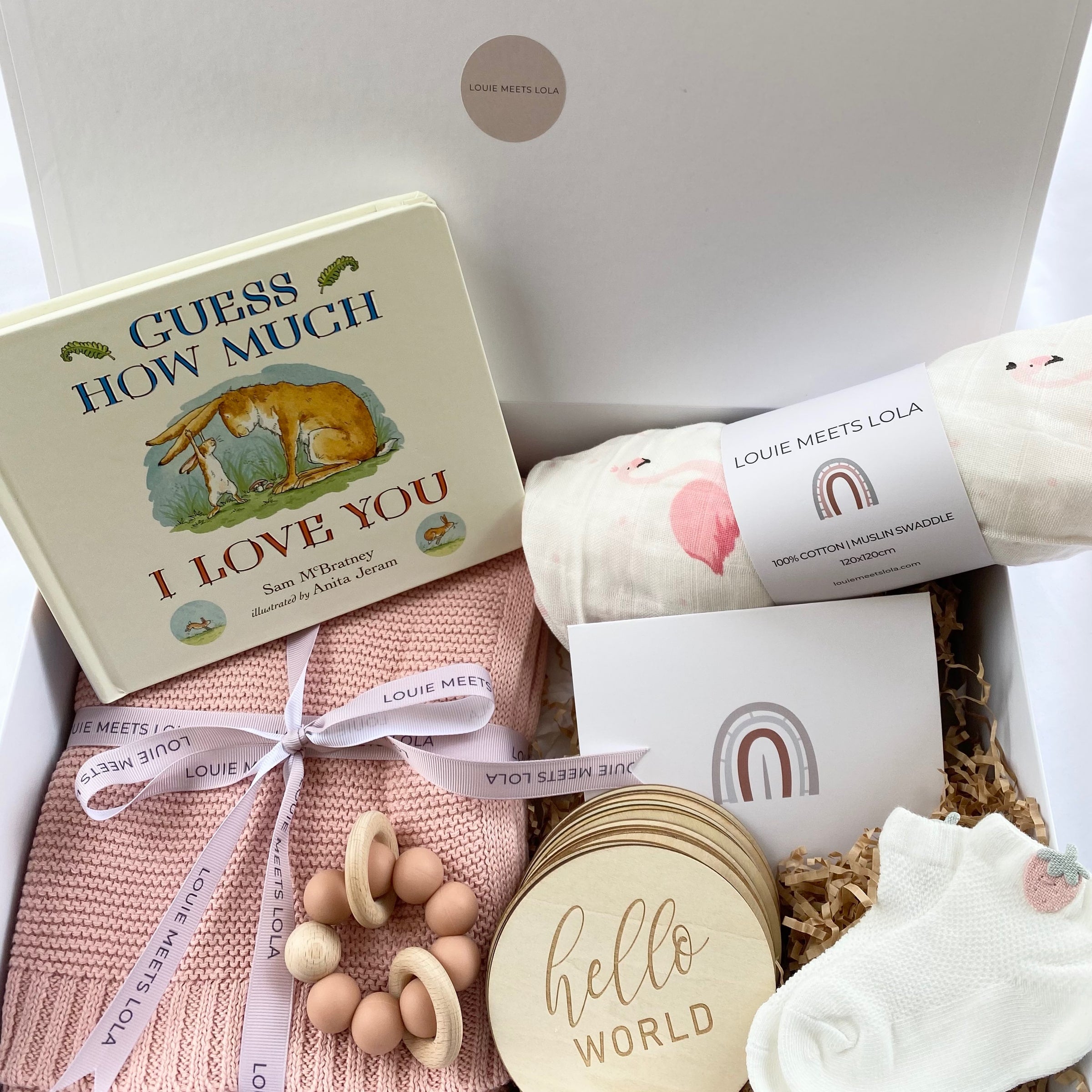 Packed with Love Gift Hamper - Pink - Buy Baby Gift Sets at Louie Meets Lola
