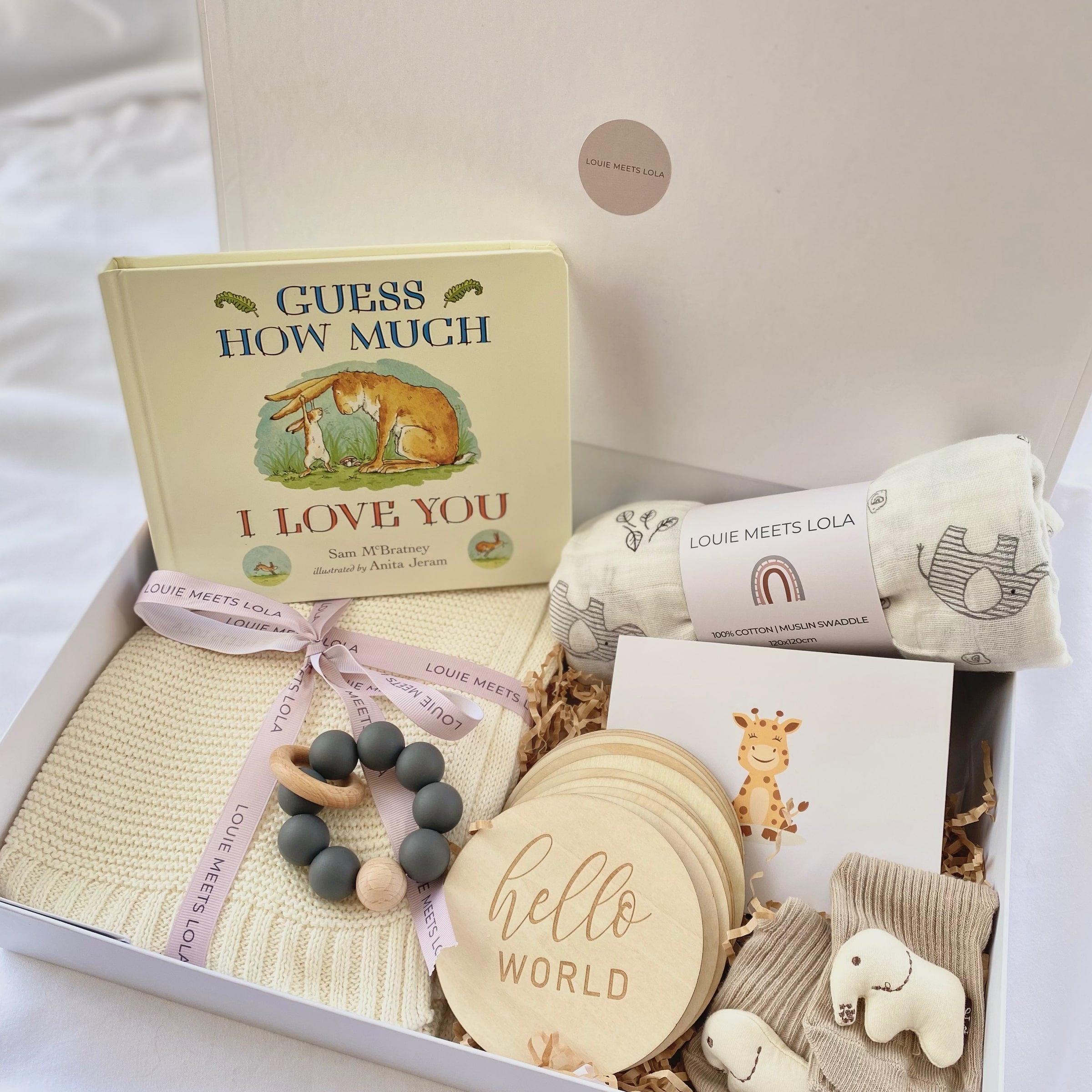 Packed with Love Gift Hamper - White - Buy Baby Gift Sets at Louie Meets Lola