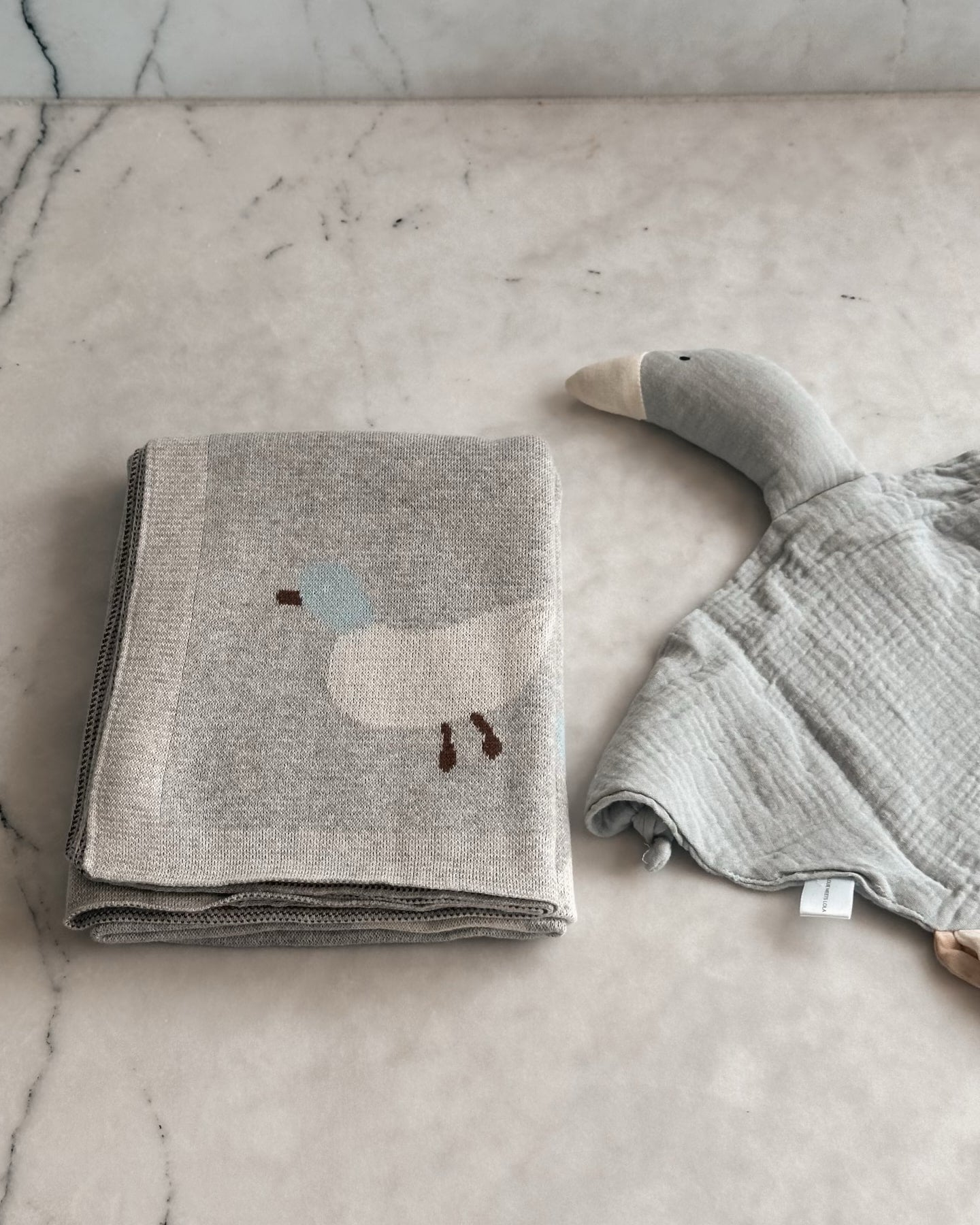 Quacky Duck Grey Blanket | Baby Blankets - Louie Meets Lola