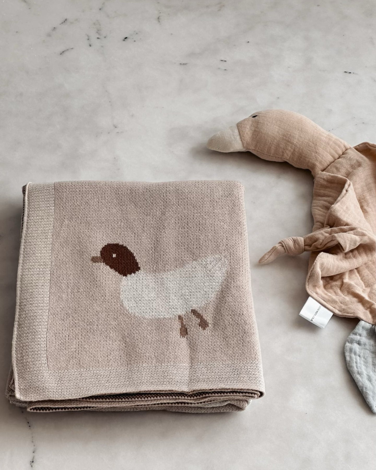 Quacky Duck Nude Blanket | Baby Blankets - Louie Meets Lola