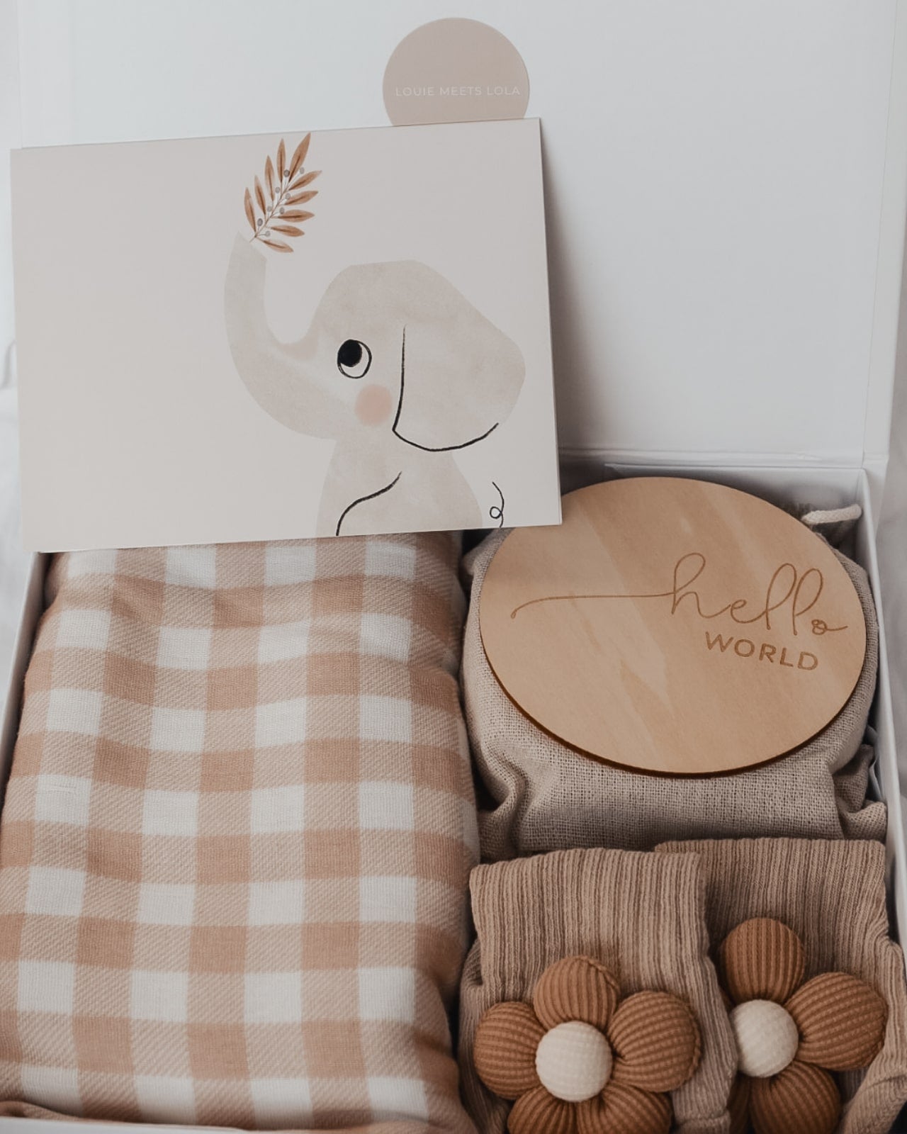 Sunflower Gift Hamper - Baby Gift Hampers at Louie Meets Lola