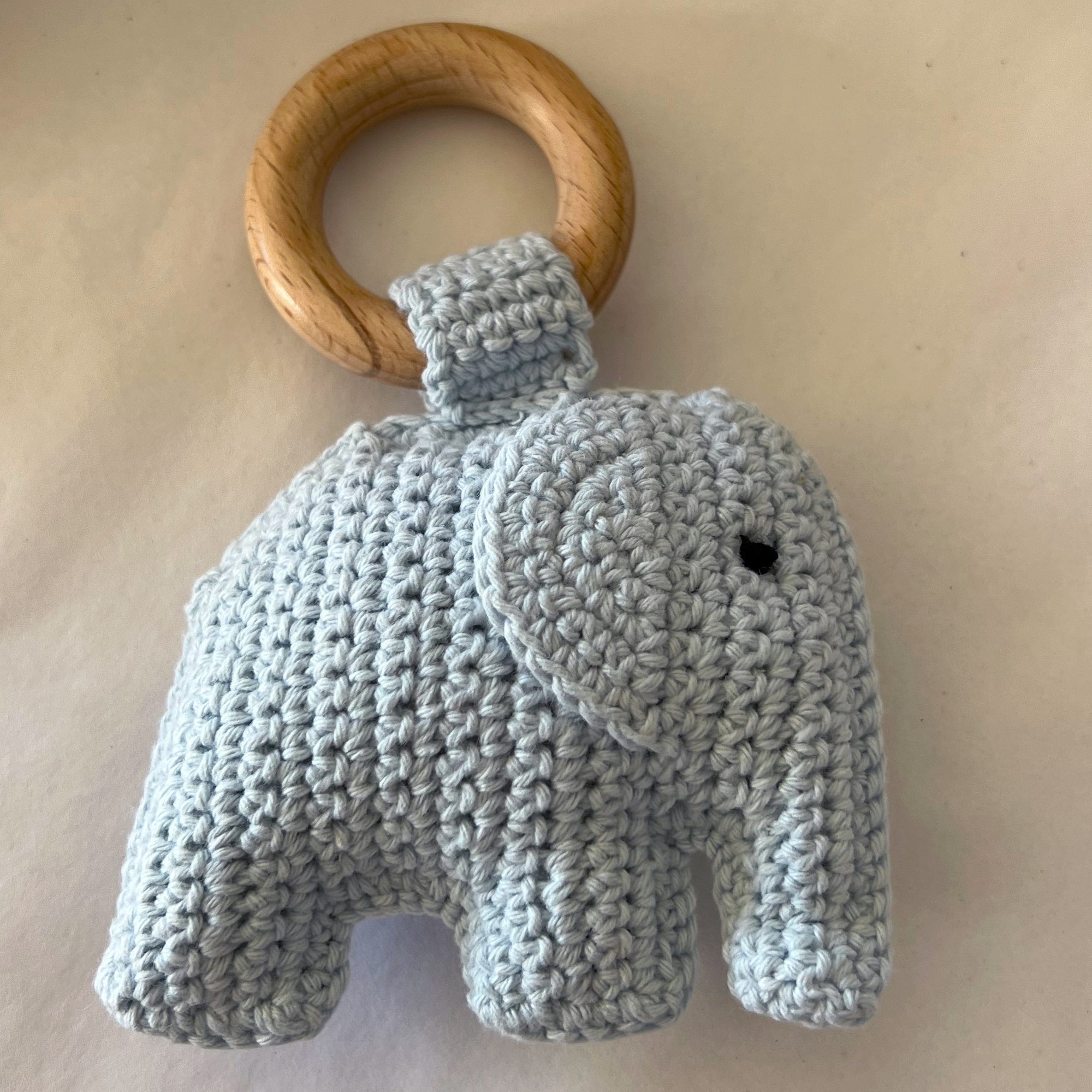 Elephant Crochet Teether - Buy Teether at Louie Meets Lola