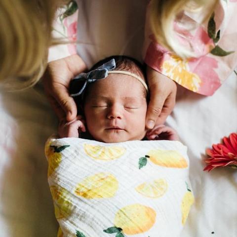 Amalfi Swaddle - Baby Swaddles & Wraps at Louie Meets Lola