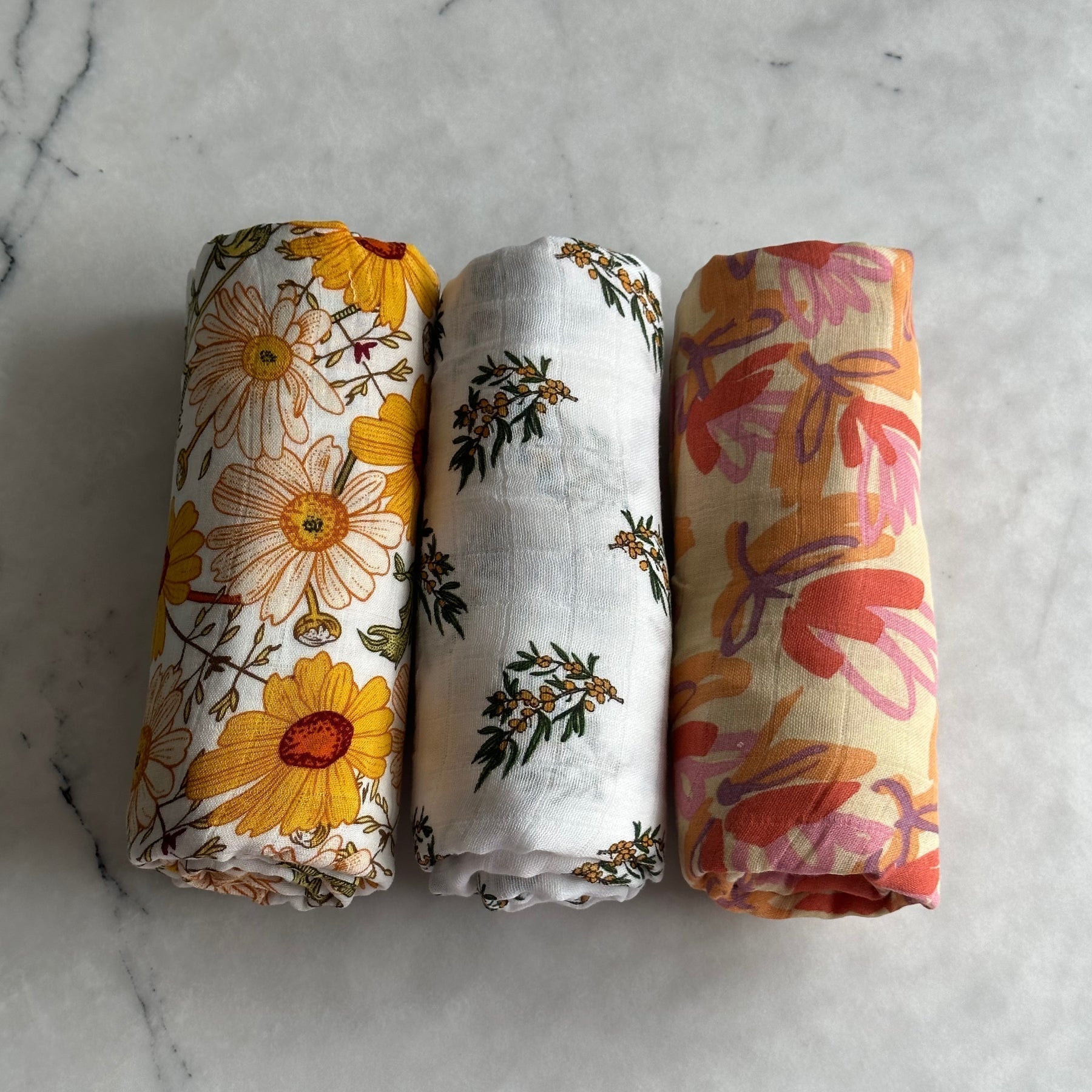 Daily Blooms Swaddle Pack - Buy Baby Swaddles at Louie Meets Lola