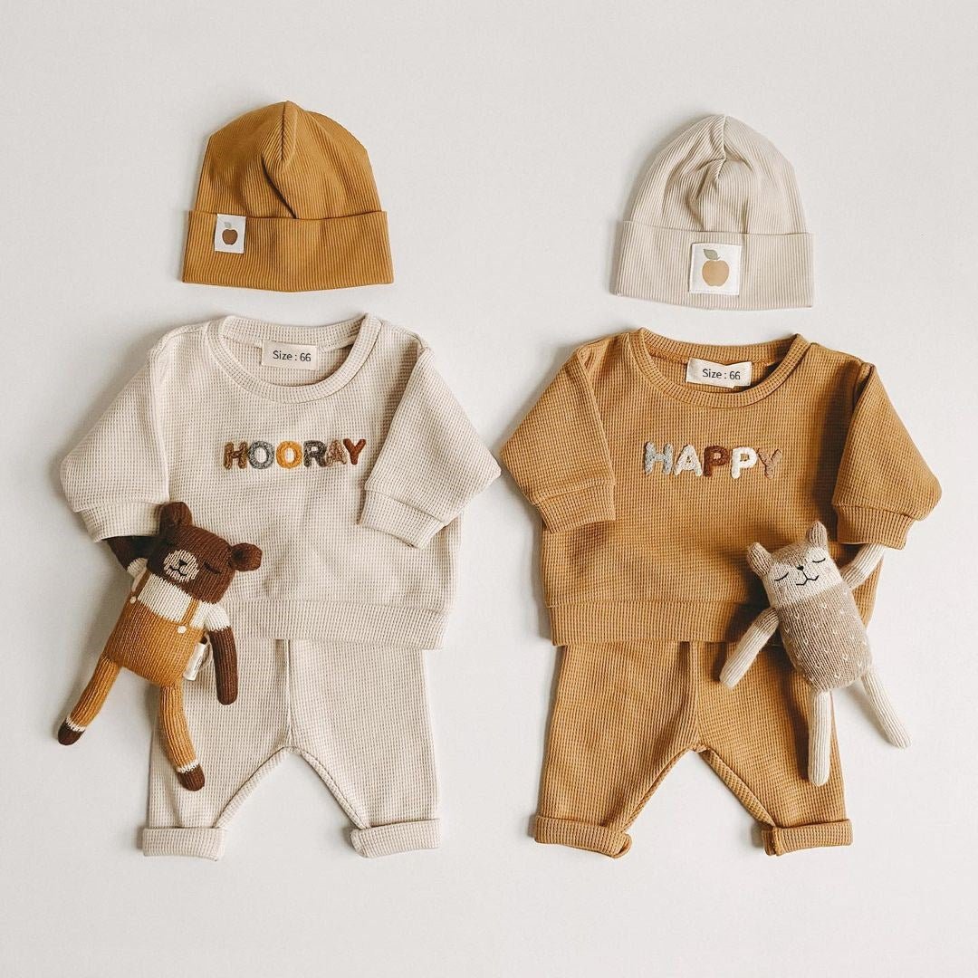 Happy Waffle Set - Buy Baby & Toddler Outfits at Louie Meets Lola