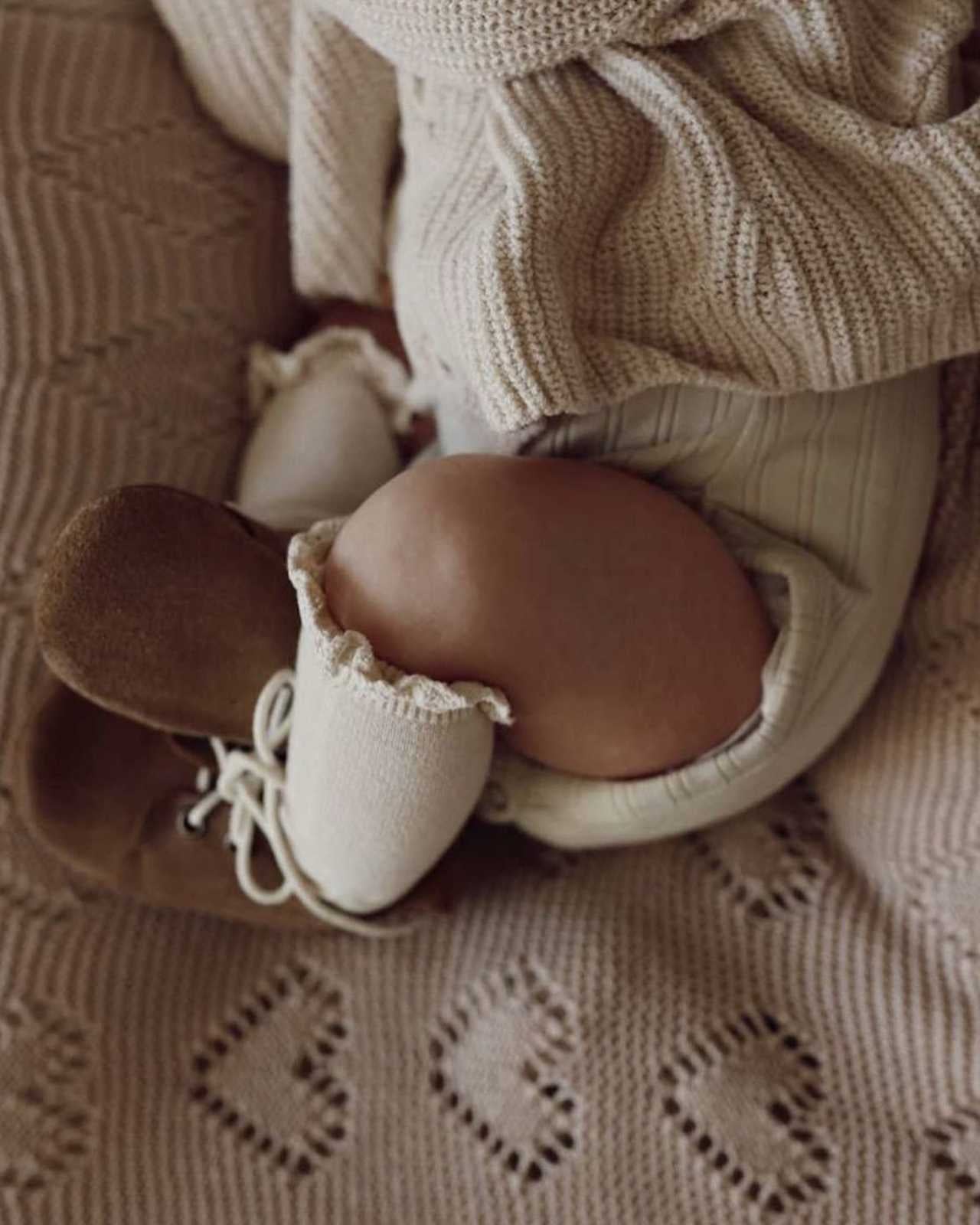 Love Blanket in Nude - Baby Blankets at Louie Meets Lola