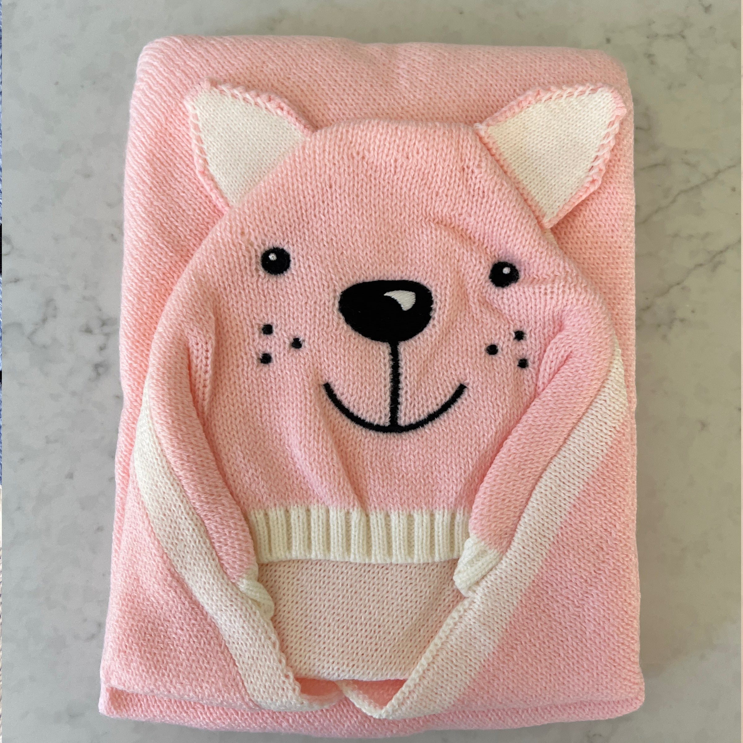 Bear Hooded Blanket - Baby Blankets at Louie Meets Lola