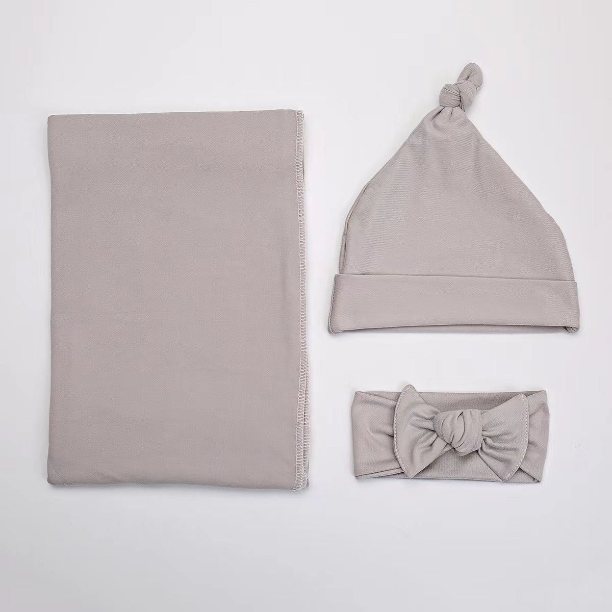 Baby Jersey Topknot Beanie - Nude - Baby Hats at Louie Meets Lola