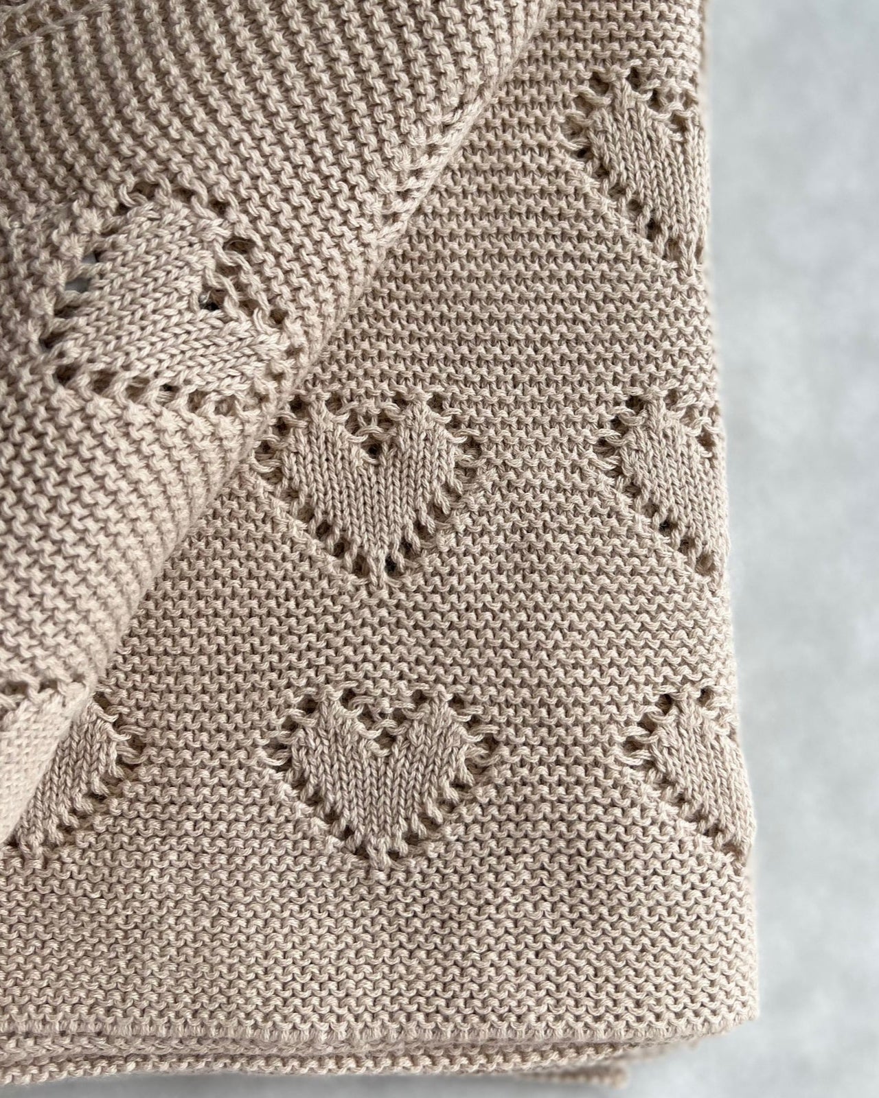 Love Blanket in Nude - Baby Blankets at Louie Meets Lola