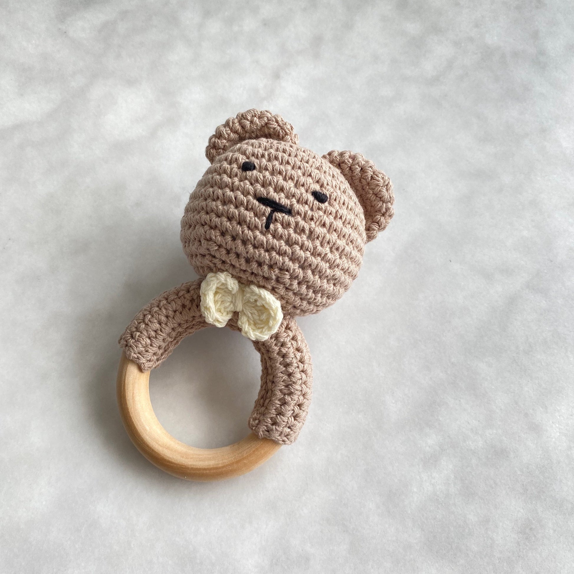 Bluey Bear Crochet Rattle - Buy Rattles at Louie Meets Lola