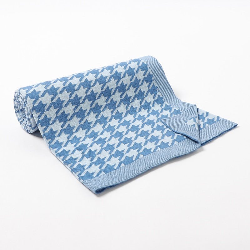 Macro Houndstooth Blanket - Buy Blankets at Louie Meets Lola