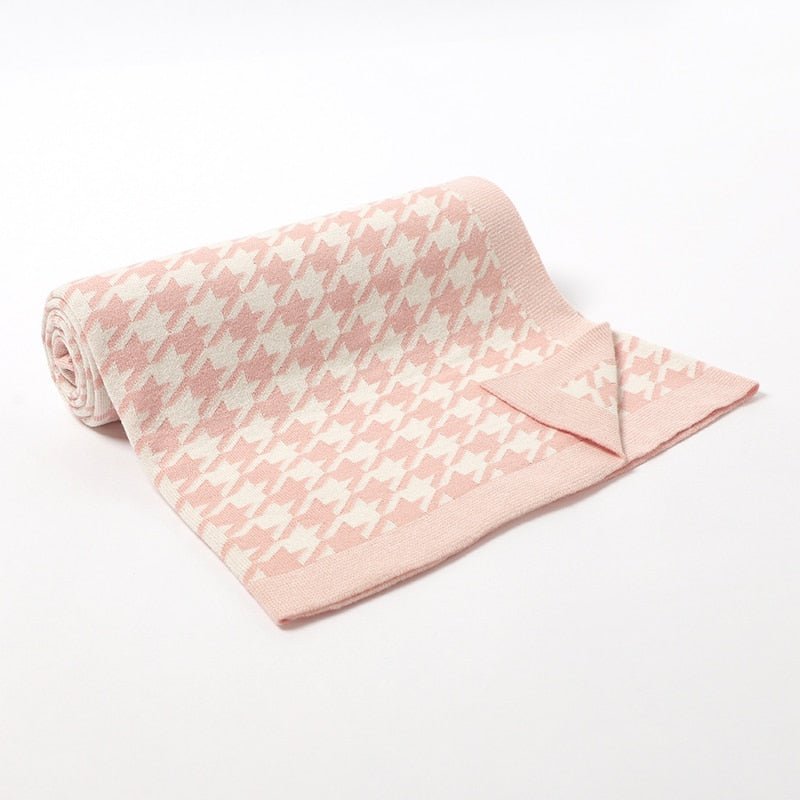 Macro Houndstooth Blanket - Buy Blankets at Louie Meets Lola