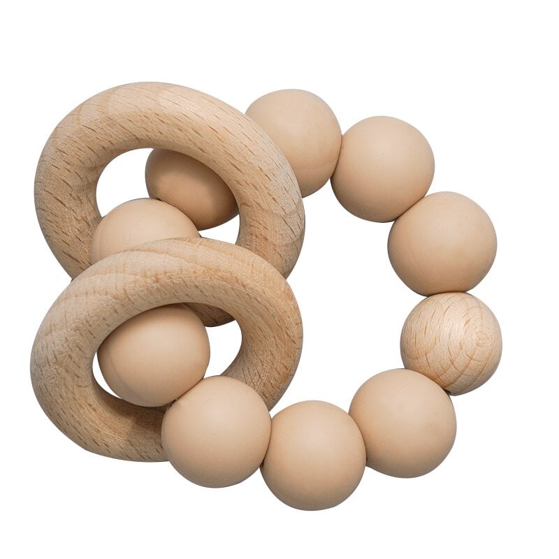 No Mess Nude Teething Ring - Baby Teethers at Louie Meets Lola