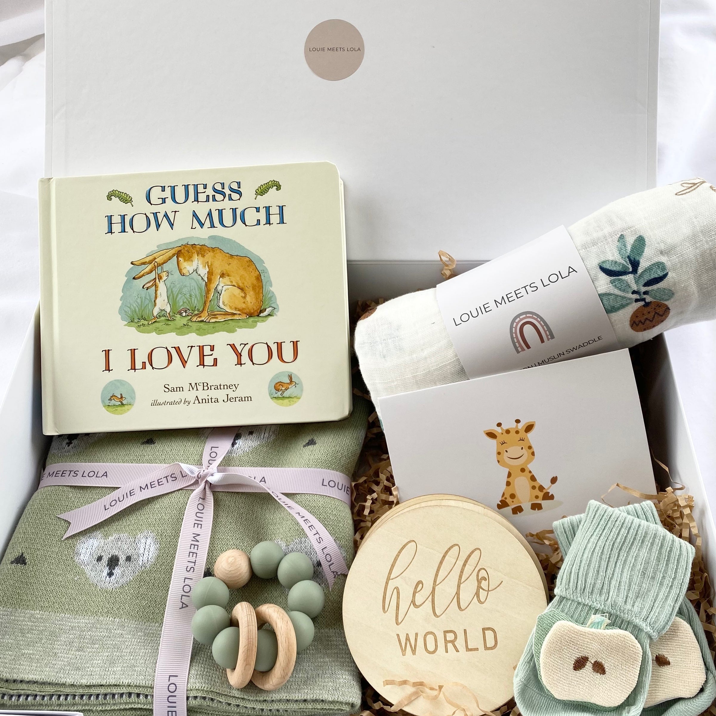 Packed with Love Gift Hamper - Green - Buy Baby Gift Sets at Louie Meets Lola