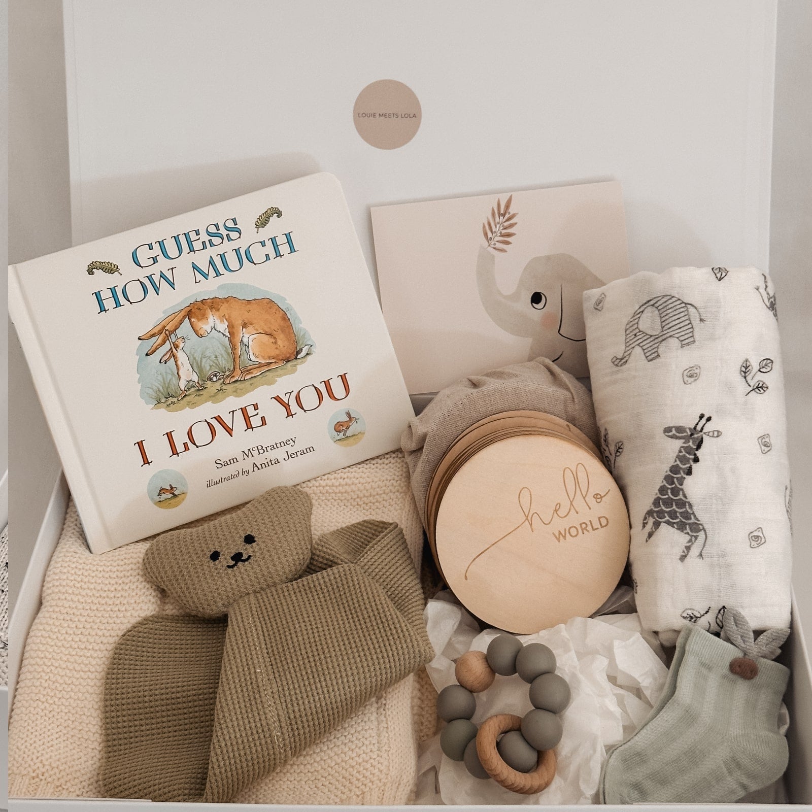 Peek-A-Boo Gift Box - Baby Baby Gift Sets at Louie Meets Lola