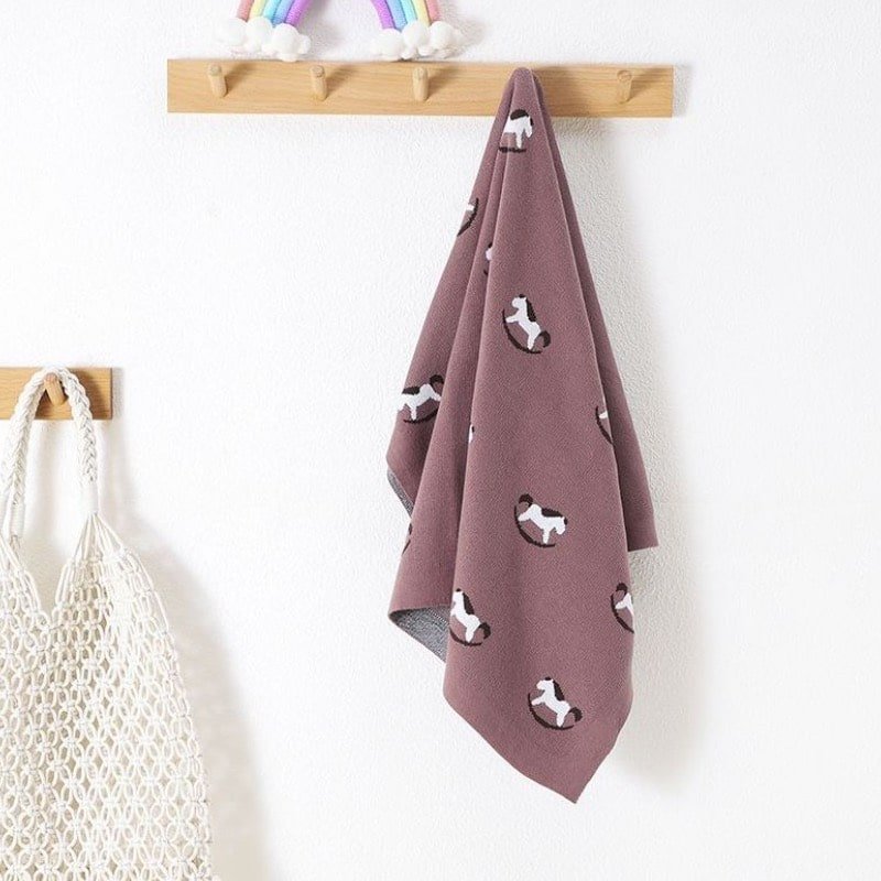 Rocking Horse Blanket - Baby Blankets at Louie Meets Lola