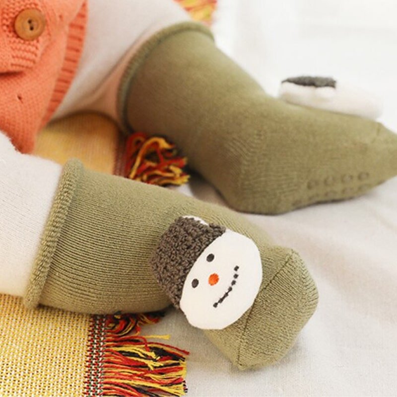 Snowman Socks - Baby Socks at Louie Meets Lola