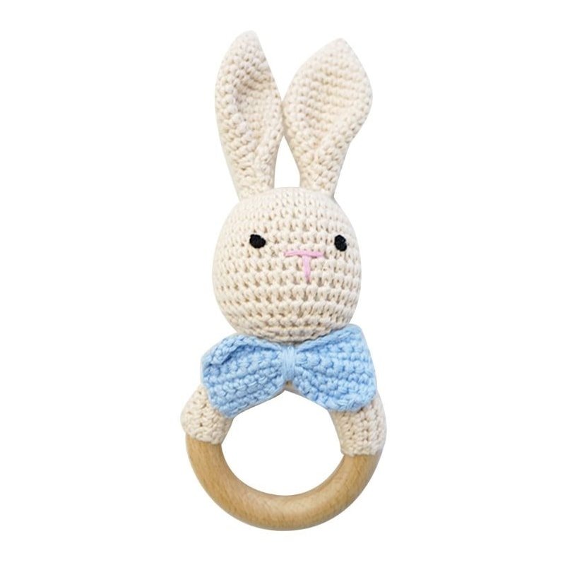Styled Rabbit Crochet Rattle - Buy Rattles at Louie Meets Lola
