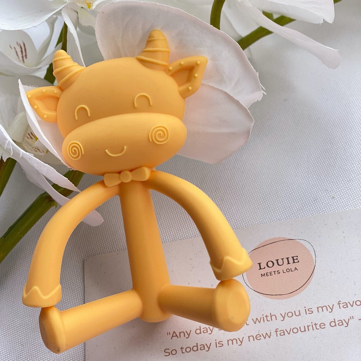 Tommy the Giraffe Teether - Buy Teether at Louie Meets Lola